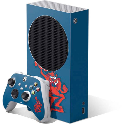 Looney Tunes Tasmanian Devil Blue Xbox Series S Skins